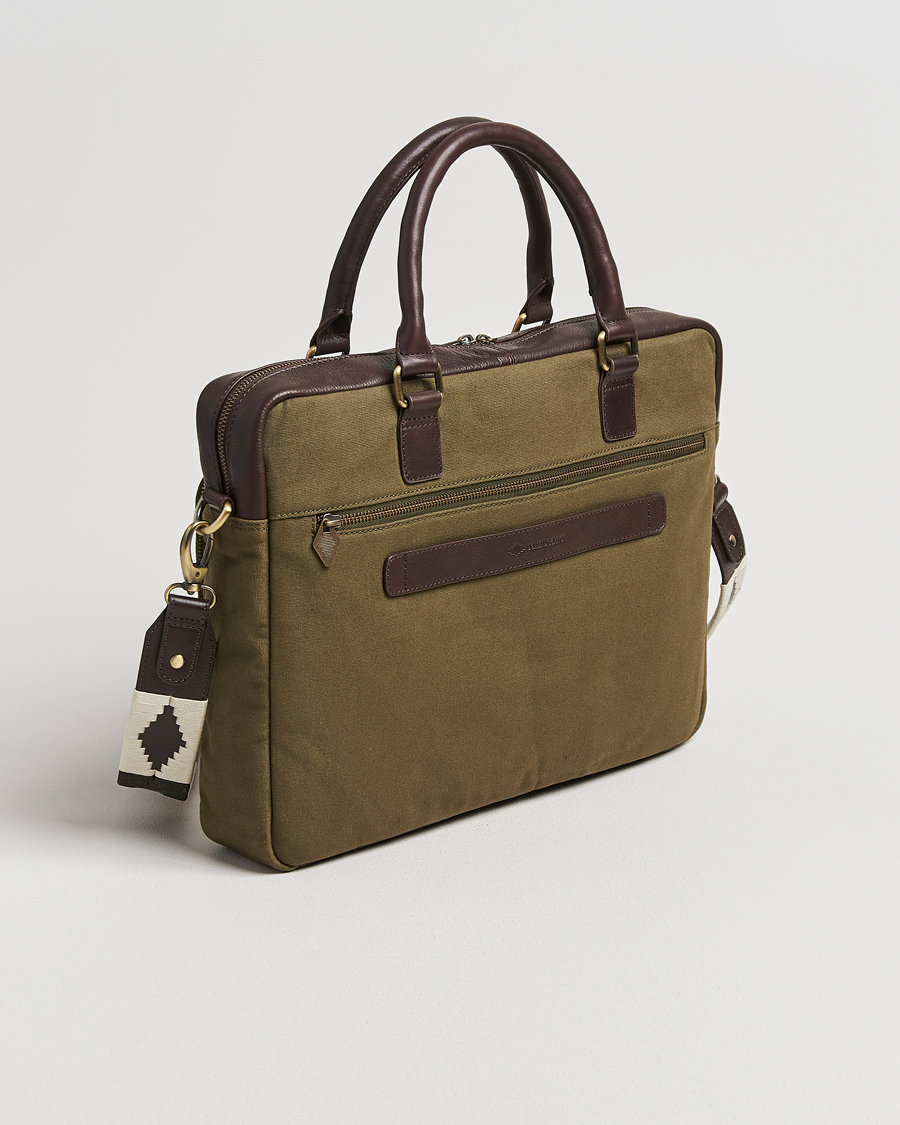 Herre | Vesker | Pampeano | Mensajero Canvas Briefcase Forest
