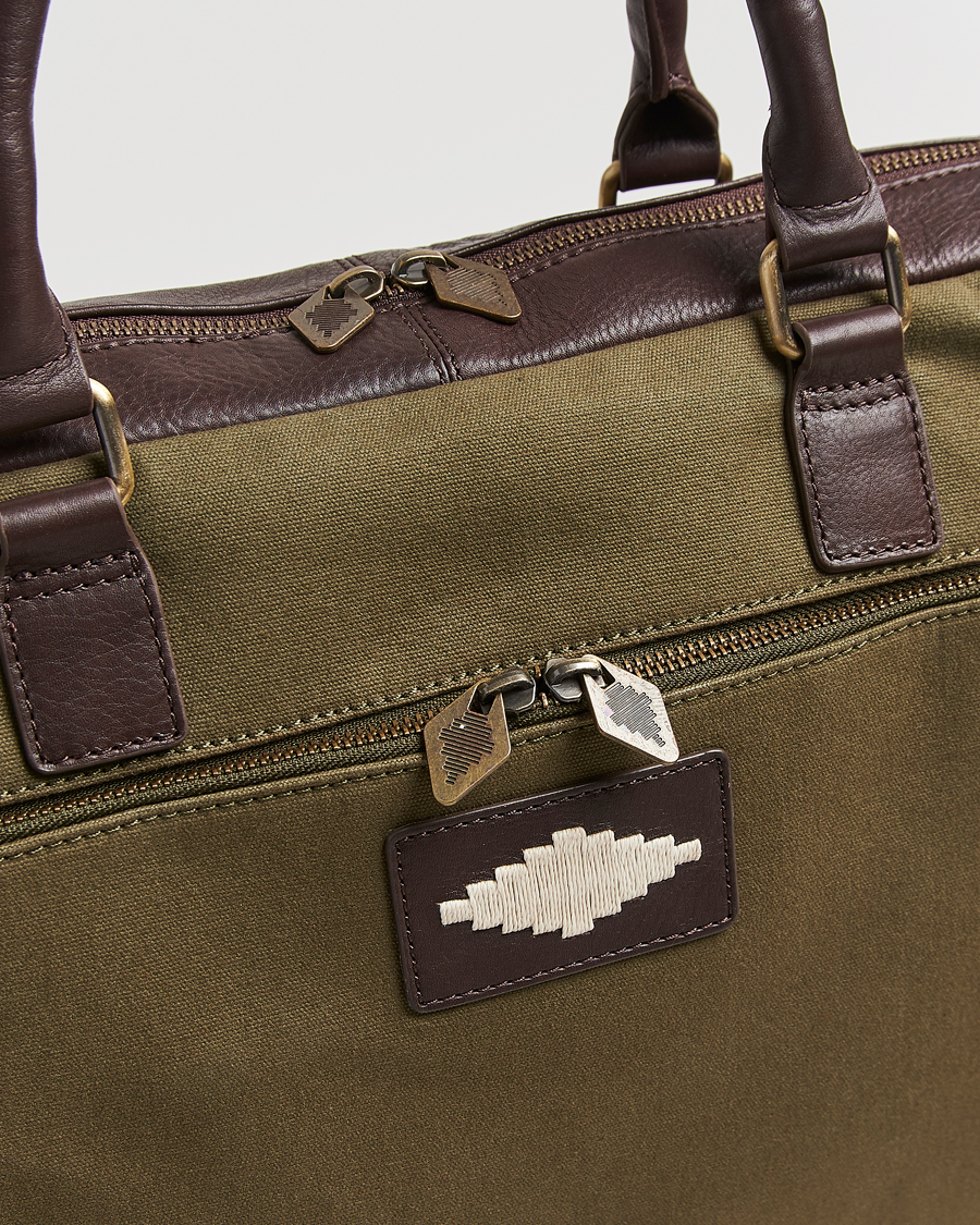 Herre | Vesker | Pampeano | Mensajero Canvas Briefcase Forest
