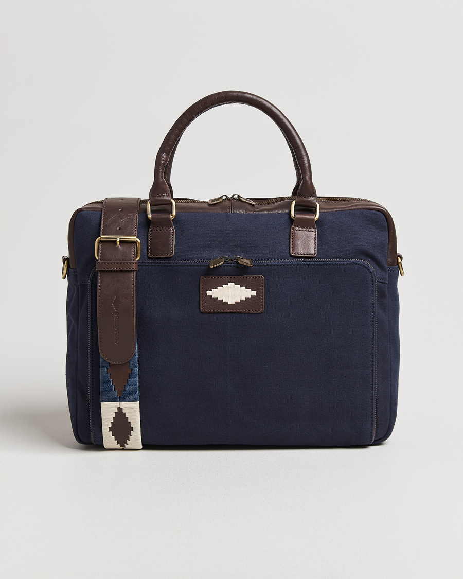 Herre | Vesker | Pampeano | Mensajero Canvas Briefcase Navy