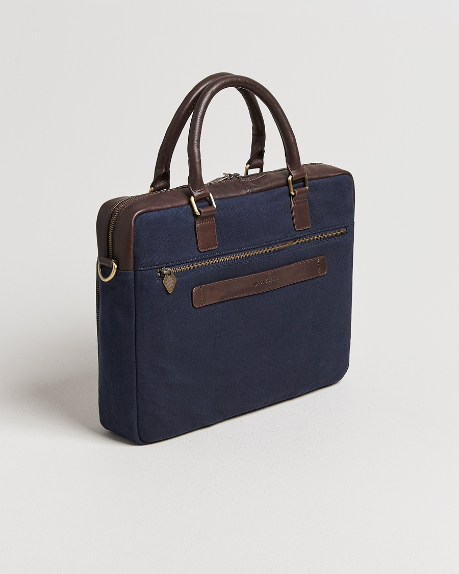 Herre | Vesker | Pampeano | Mensajero Canvas Briefcase Navy