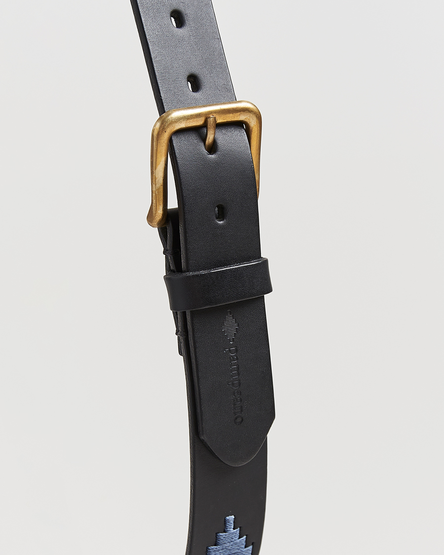 Herre | Belter | Pampeano | Sierra Hand Stitched Classic Leather Belt 3,5cm Black