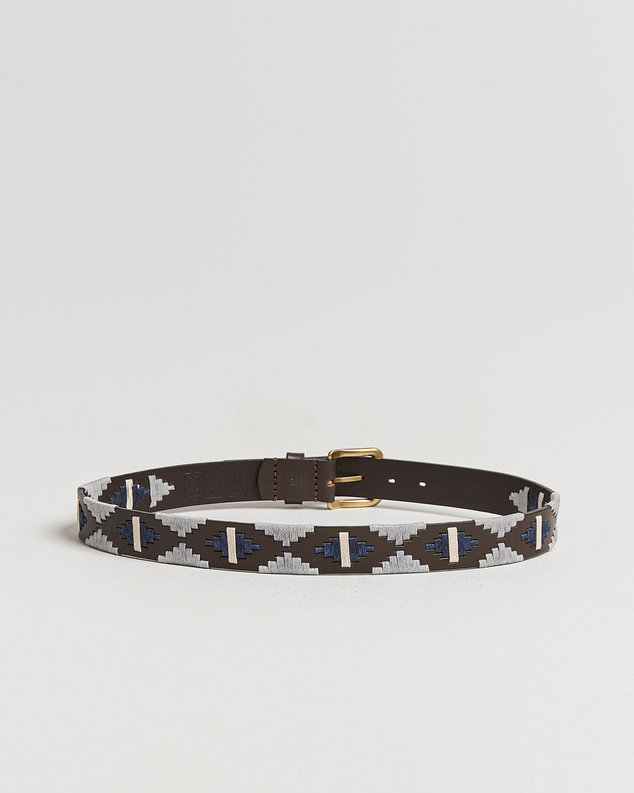 Herre | Belter | Pampeano | Tornado Hand Stitched Classic Leather Belt 3,5cm Brown