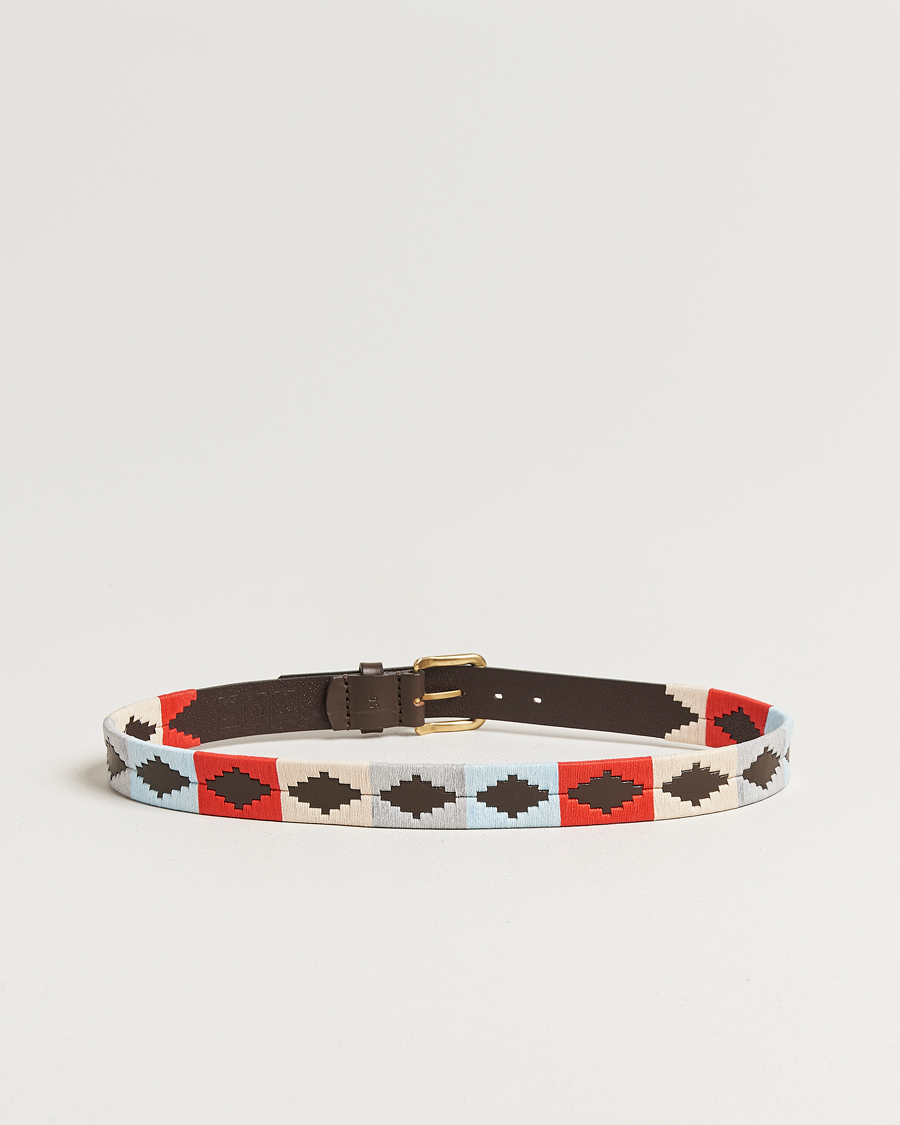 Herre | Belter | Pampeano | Brisa Hand Stitched Classic Leather Belt 3,5cm Multi