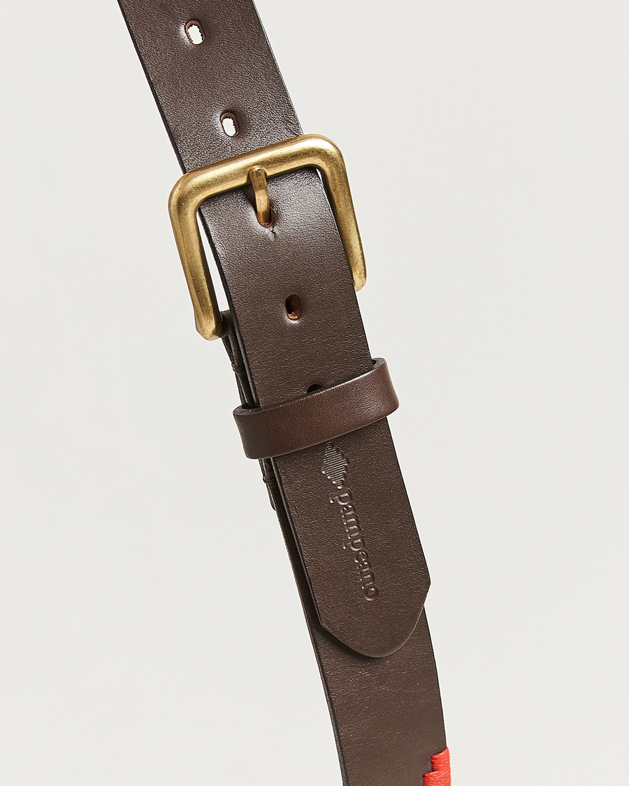 Herre | Belter | Pampeano | Brisa Hand Stitched Classic Leather Belt 3,5cm Multi