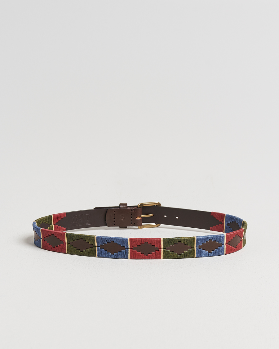 Herre | Belter | Pampeano | Otono Hand Stitched Classic Leather Belt 3,5cm Brown