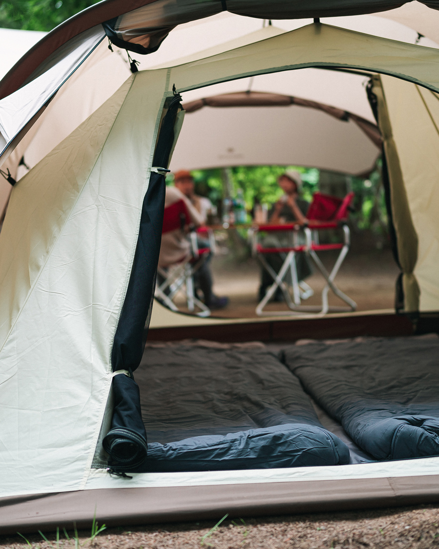 Herre | Outdoor living | Snow Peak | Land Nest Dome Medium Tent & Tarp Set Brown