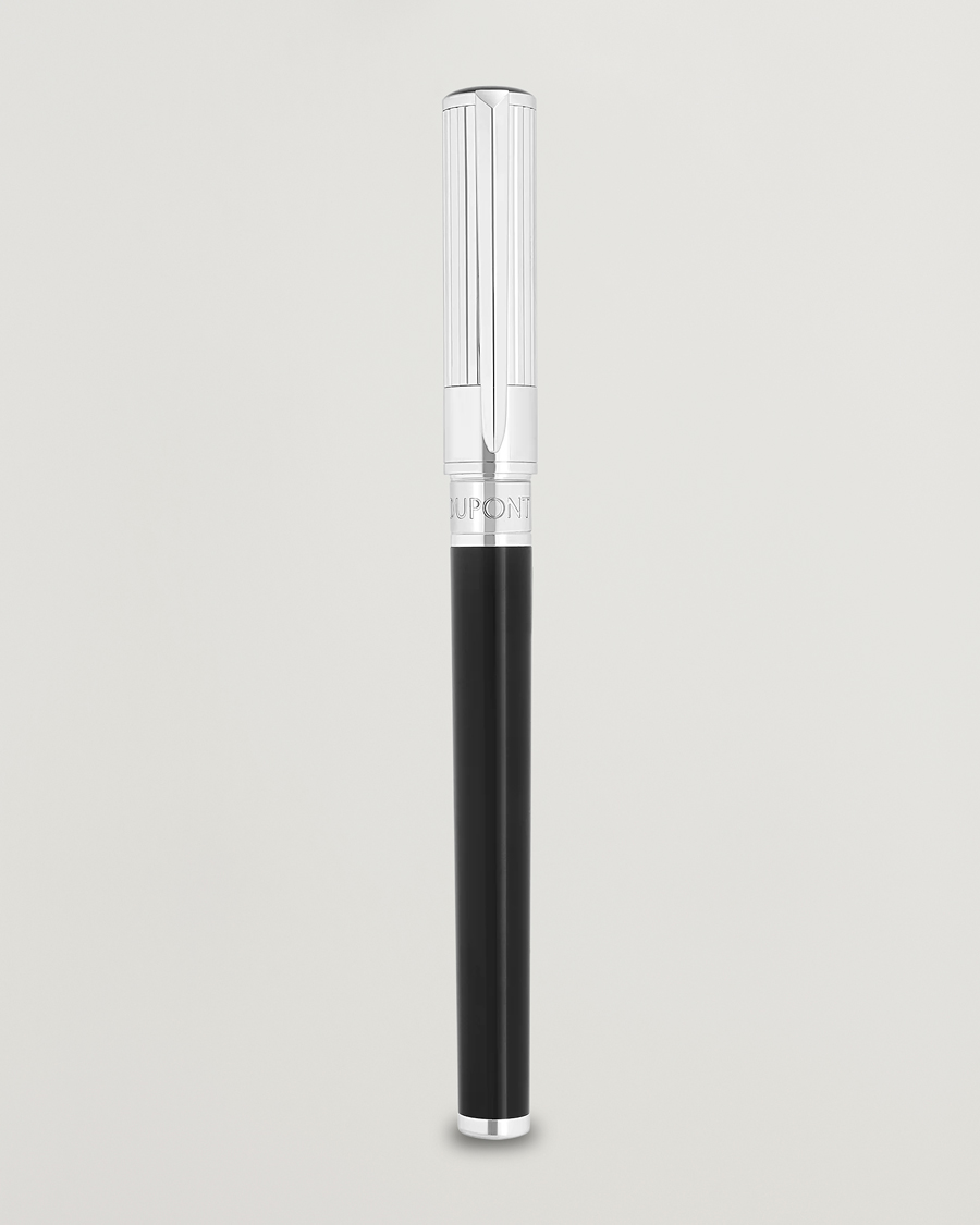 Herre | Penner | S.T. Dupont | D-Initial Fountain Pen Duo Black/Chrome