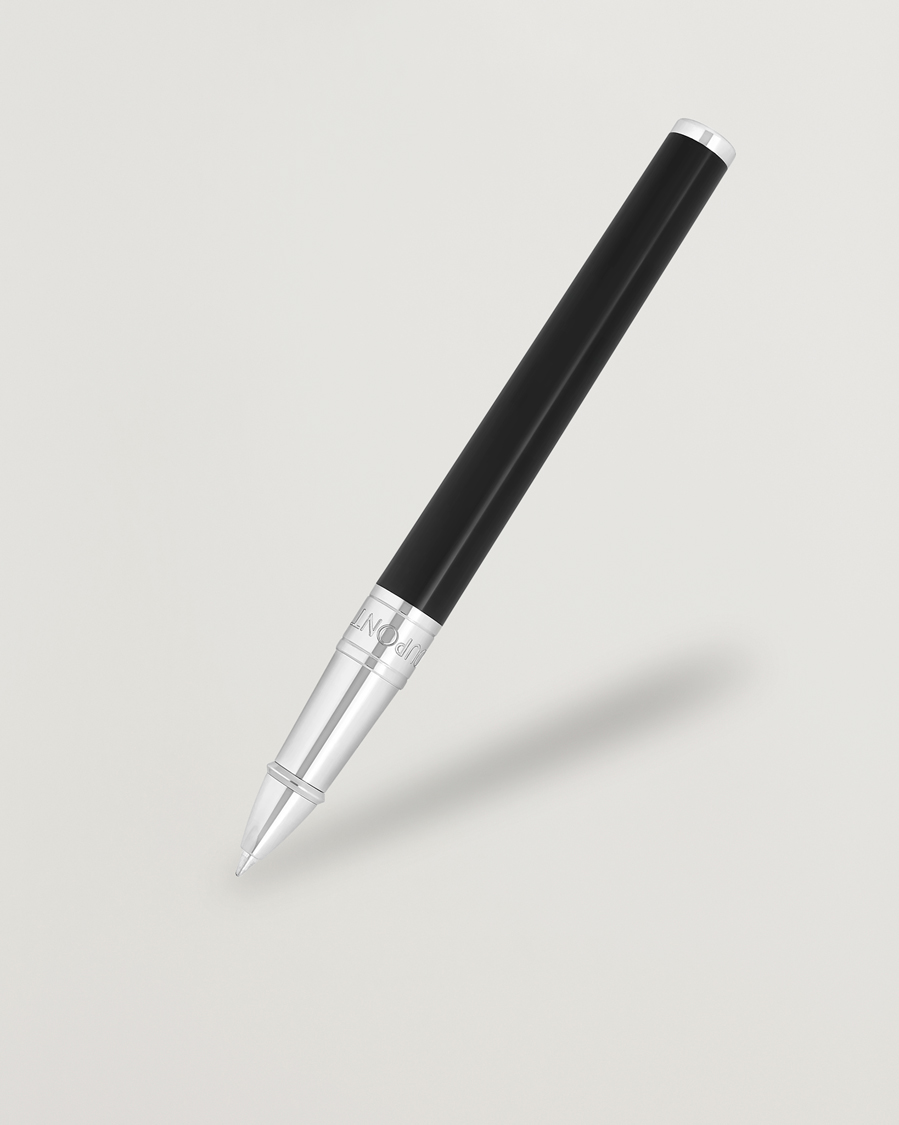 Herre | Penner | S.T. Dupont | D-Initial Rollerball Pen Black/Chrome