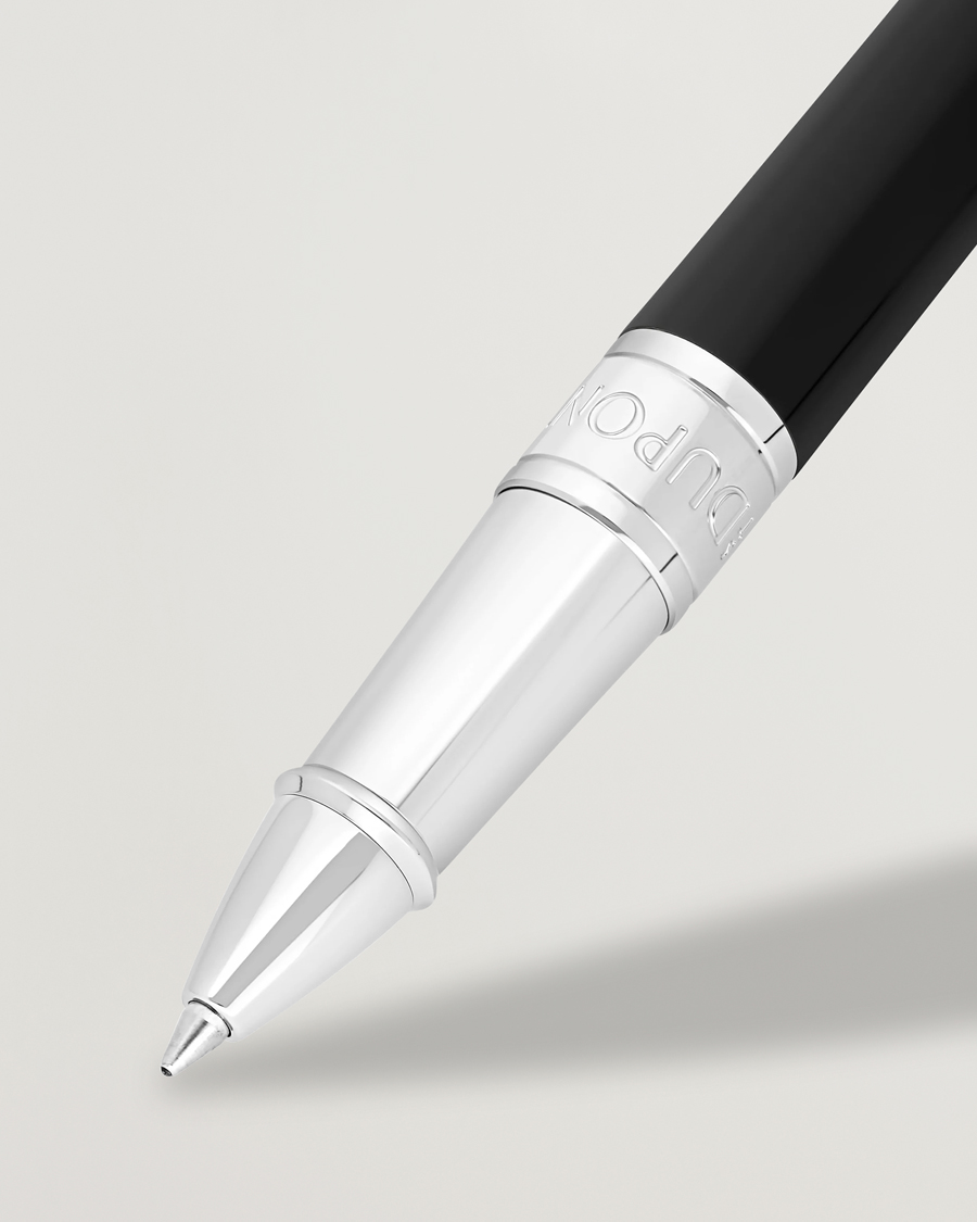 Herre | Penner | S.T. Dupont | D-Initial Rollerball Pen Black/Chrome