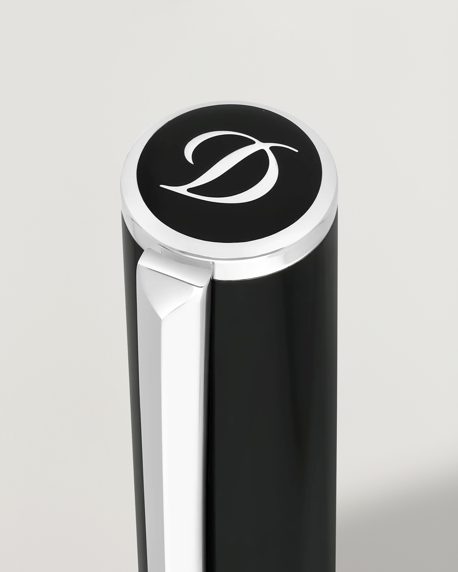 Herre | Penner | S.T. Dupont | D-Initial Rollerball Pen Black/Chrome