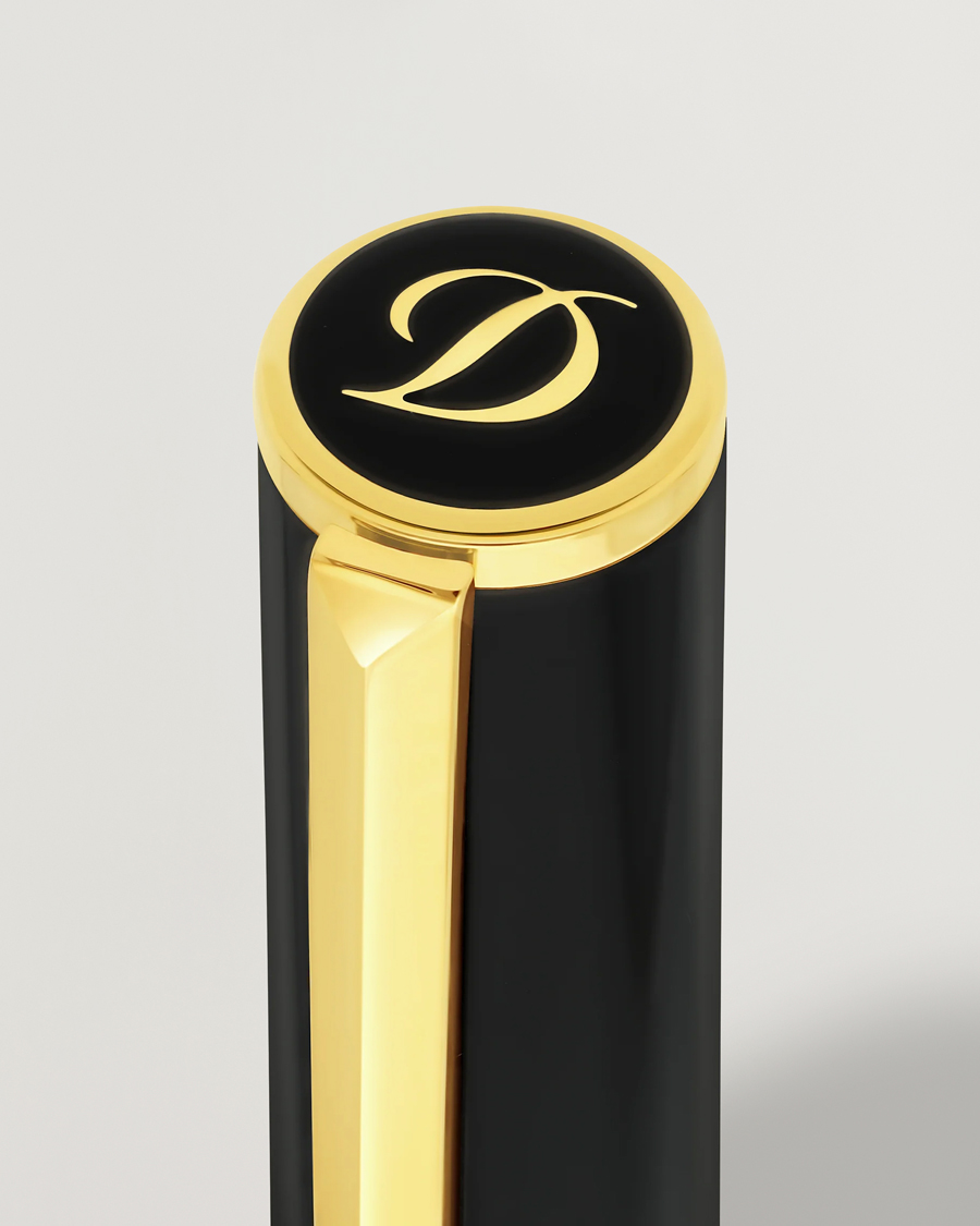 Herre | Penner | S.T. Dupont | D-Initial Rollerball Pen Black/Golden
