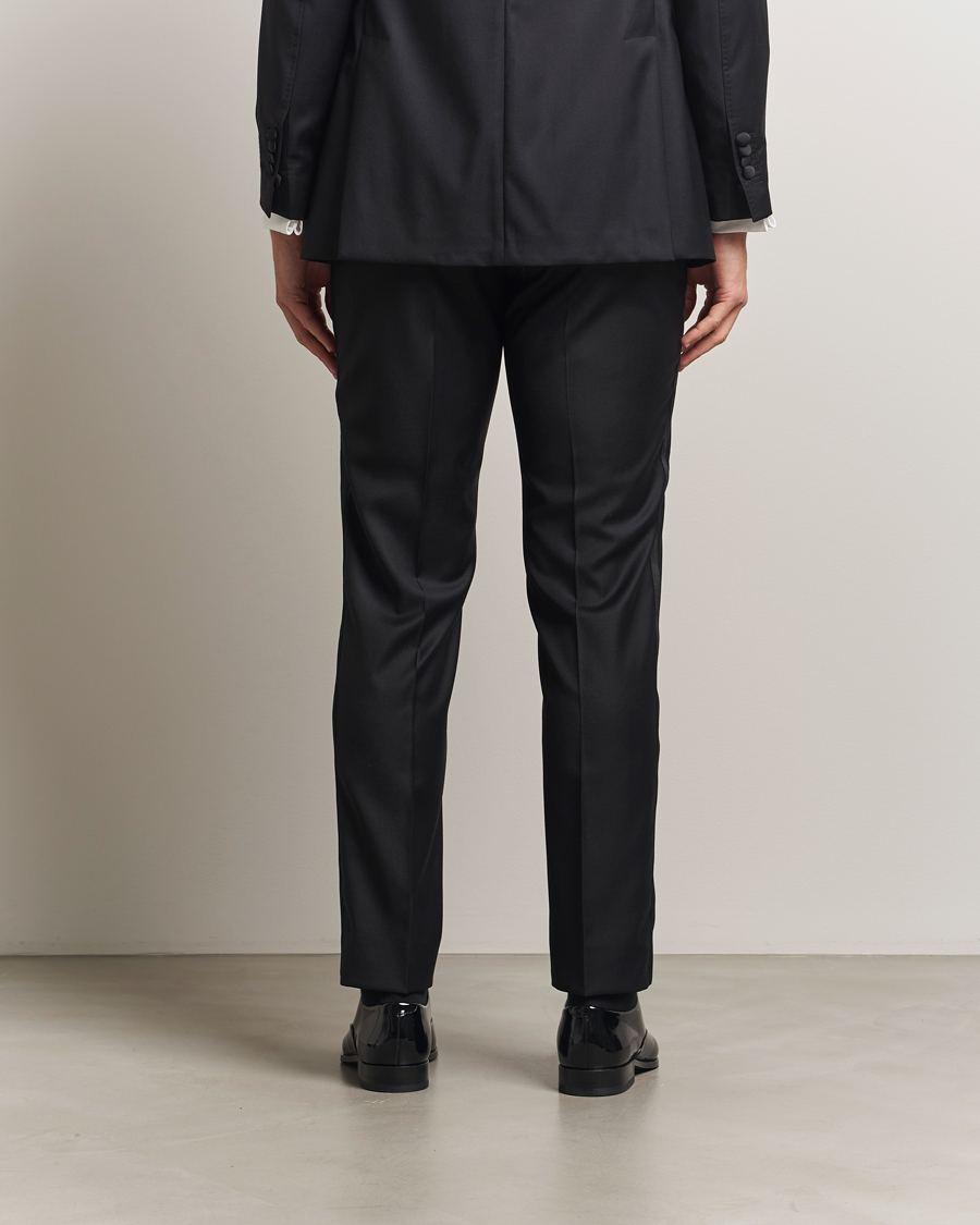 Herre | Bukser | Morris | Loro Piana Tuxedo Trousers Black