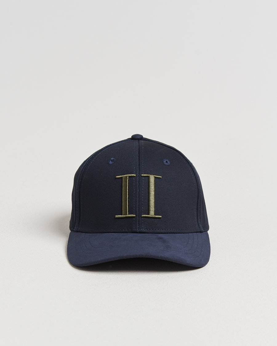 Herre | Hatter og capser | LES DEUX | Baseball Cap Suede II Dark Navy Blue