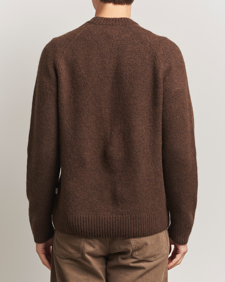 Herre | Gensere | LES DEUX | Gilbert Crew Neck Knit Slate Brown