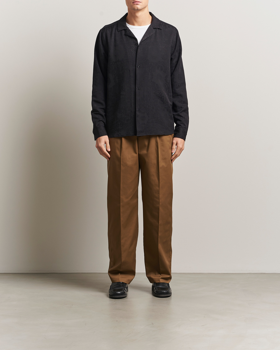 Herre | Skjorter | LES DEUX | Jasper Jaquard Shirt Black