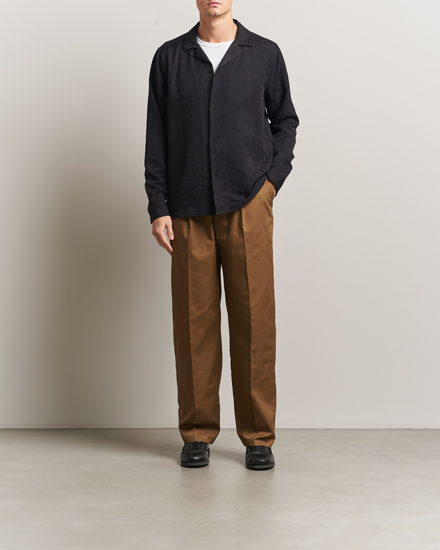 Herre | Bukser | LES DEUX | Reece Pleated Heavy Twill Pant Dark Sand