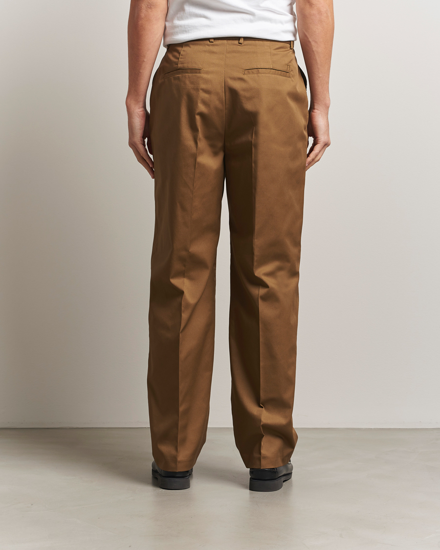 Herre | Bukser | LES DEUX | Reece Pleated Heavy Twill Pant Dark Sand