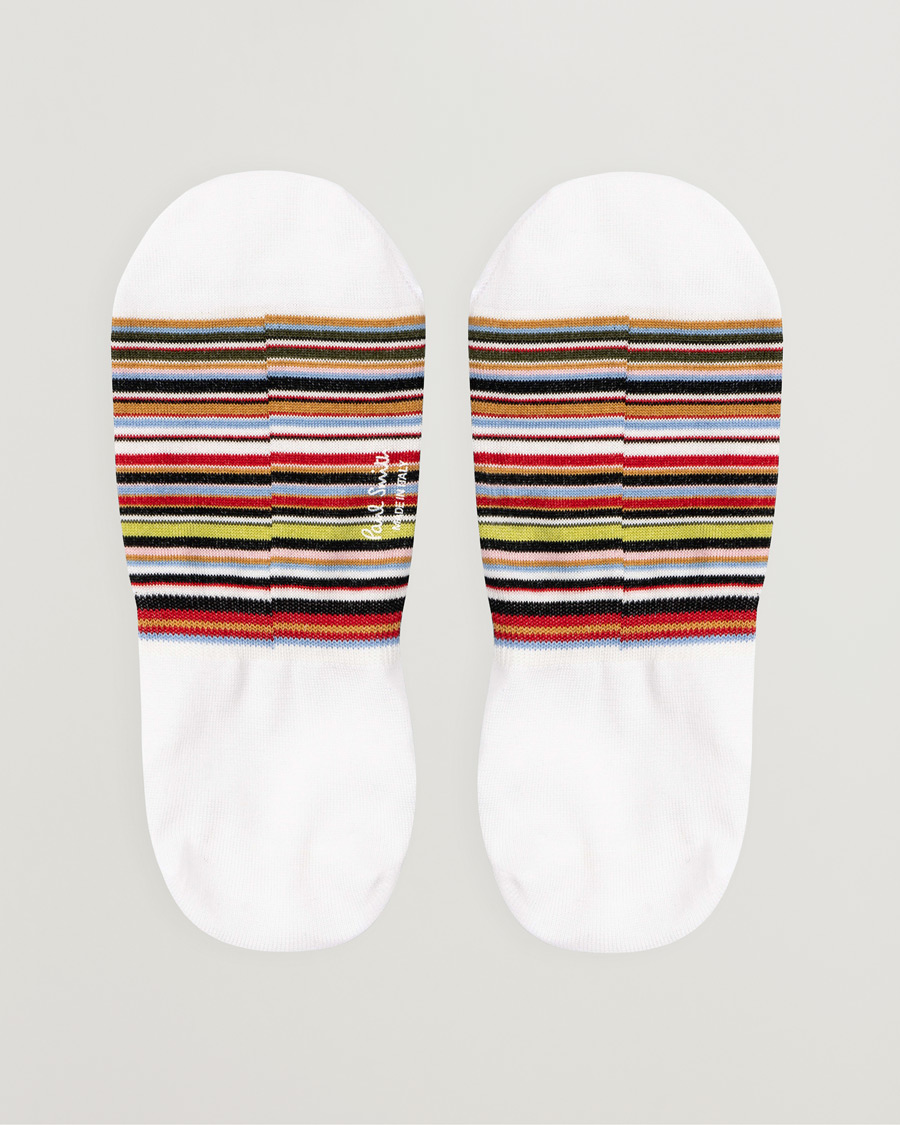 Herre | Undertøy | Paul Smith | 3-Pack Signature Striped Invisible Socks Multi