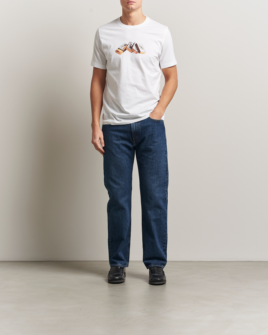 Herre | T-Shirts | PS Paul Smith | Matchboxes Printed T-Shirt White