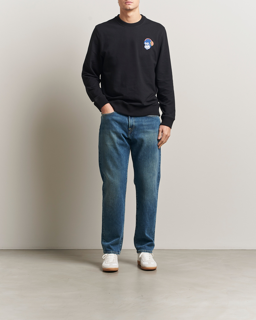 Herre | Gensere | PS Paul Smith | Monkey Headphone Printed Sweatshirt Black