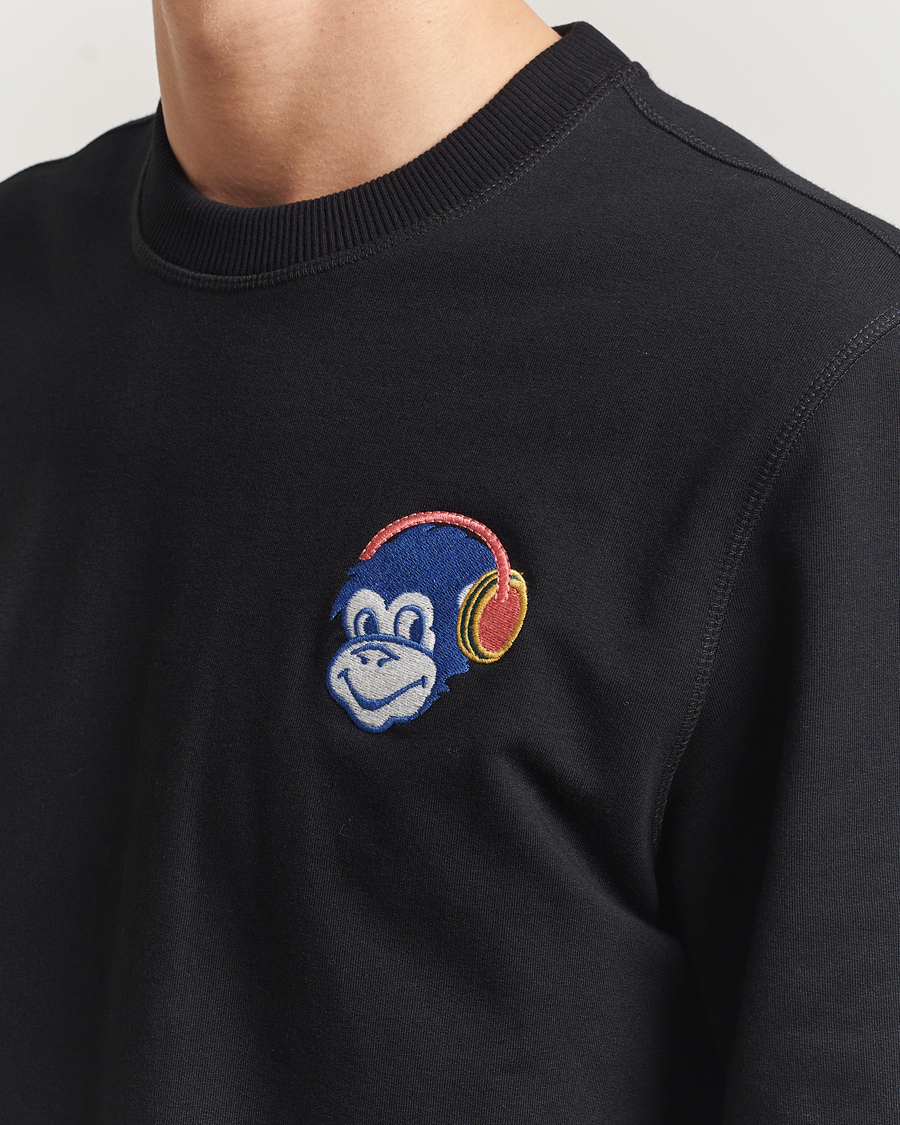 Herre | Gensere | PS Paul Smith | Monkey Headphone Printed Sweatshirt Black