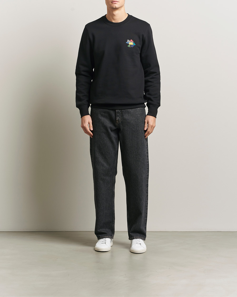 Herre | Gensere | PS Paul Smith | Cloud Zebra Printed Sweatshirt Black