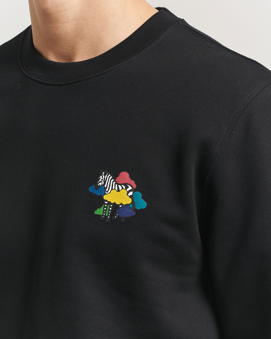 Herre | Gensere | PS Paul Smith | Cloud Zebra Printed Sweatshirt Black