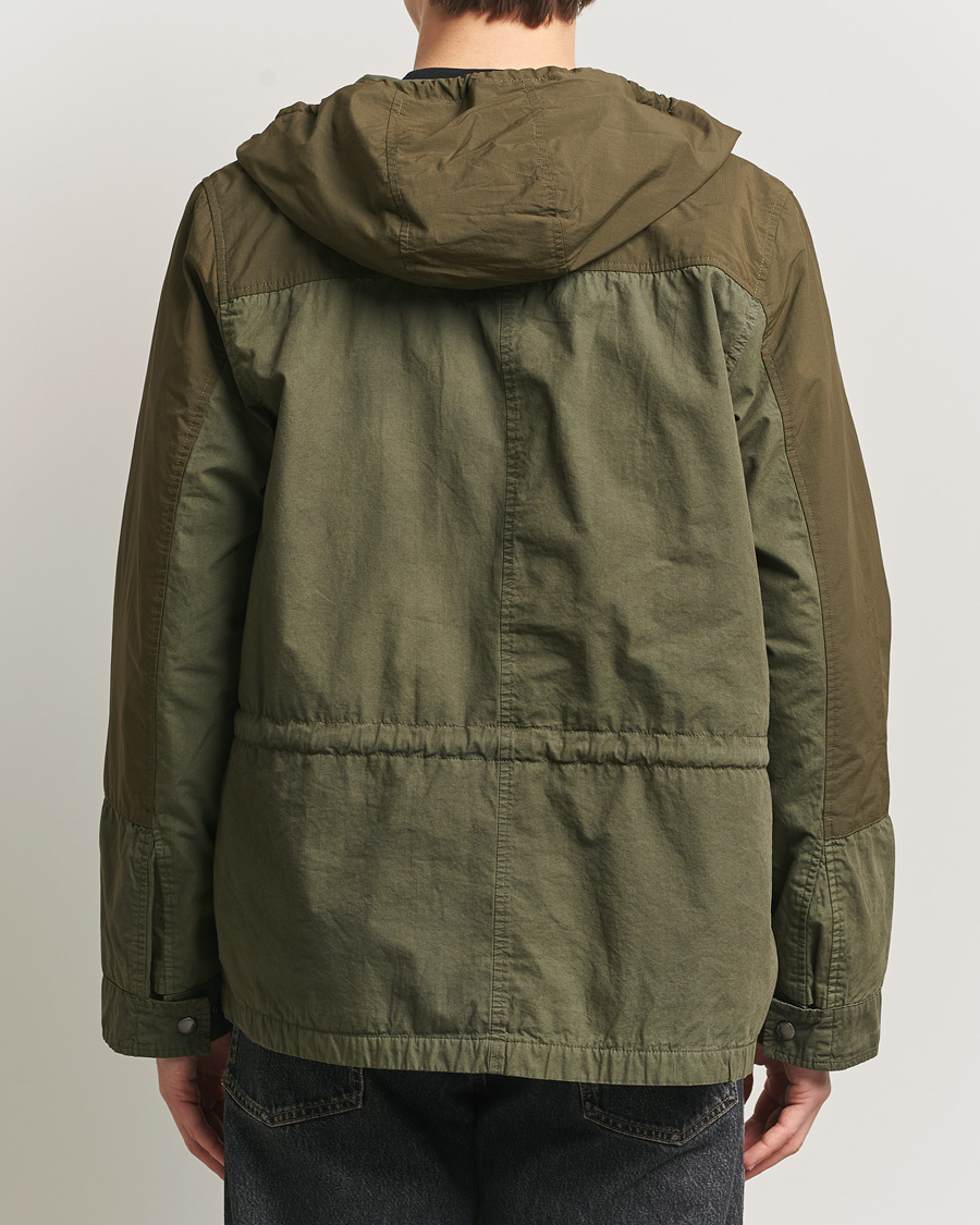 Herre | Jakker | PS Paul Smith | Cotton Ripstop Hooded Jacket Dark Green