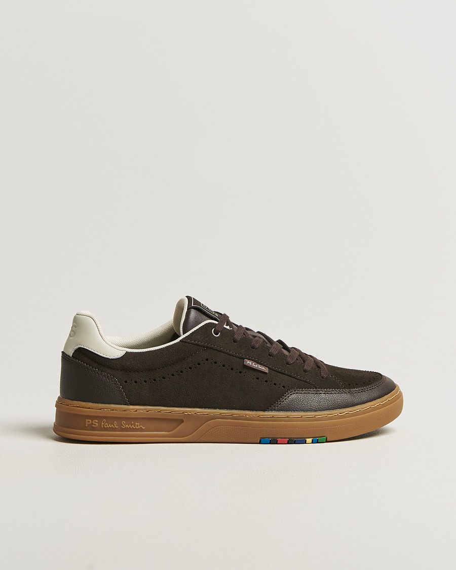 Herre | Sneakers | PS Paul Smith | Hillstar Suede/Leather Sneaker Dark Brown