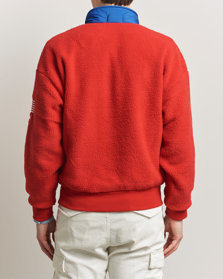 Herre | Gensere | Polo Ralph Lauren | Polar Half Zip USA Fleece RL 2000 Red