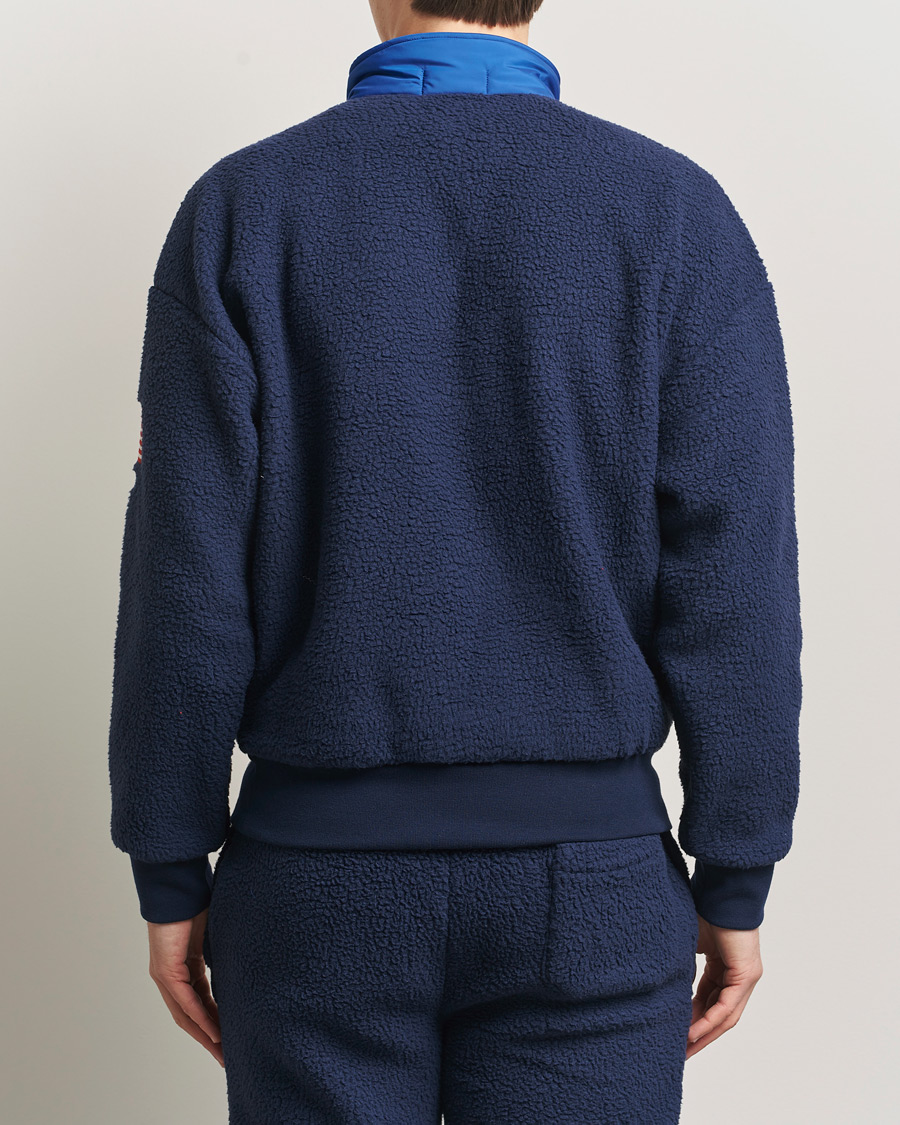 Herre | Gensere | Polo Ralph Lauren | Polar Half Zip USA Fleece Refined Navy