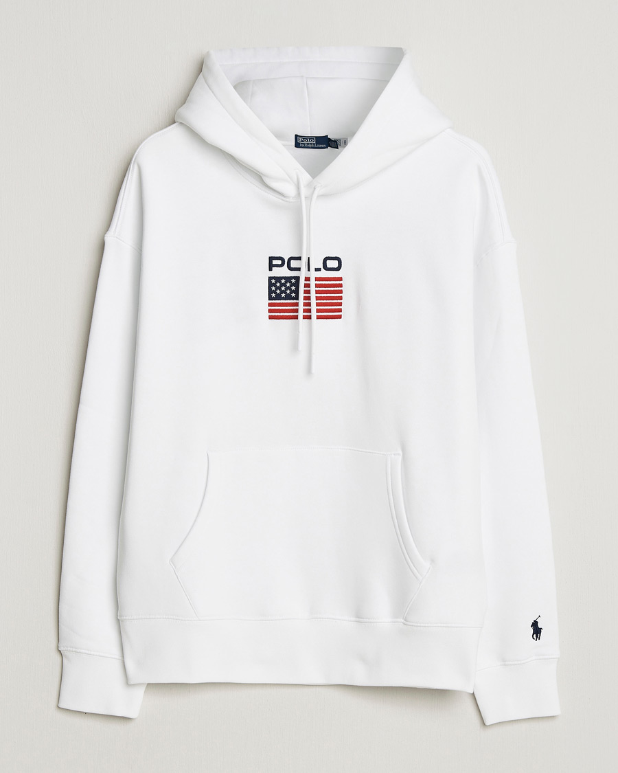 Herre | Gensere | Polo Ralph Lauren | USA Hoodie White