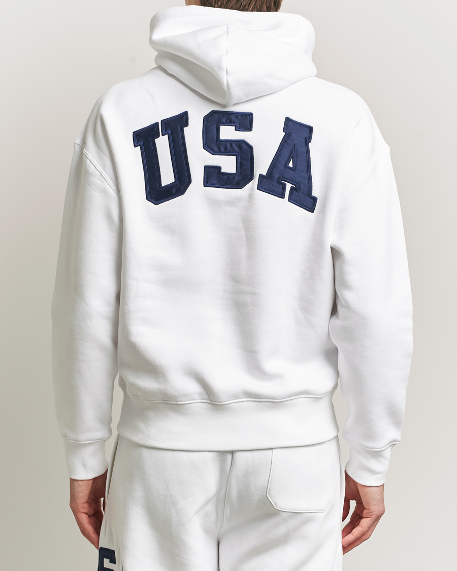 Herre | Gensere | Polo Ralph Lauren | USA Hoodie White