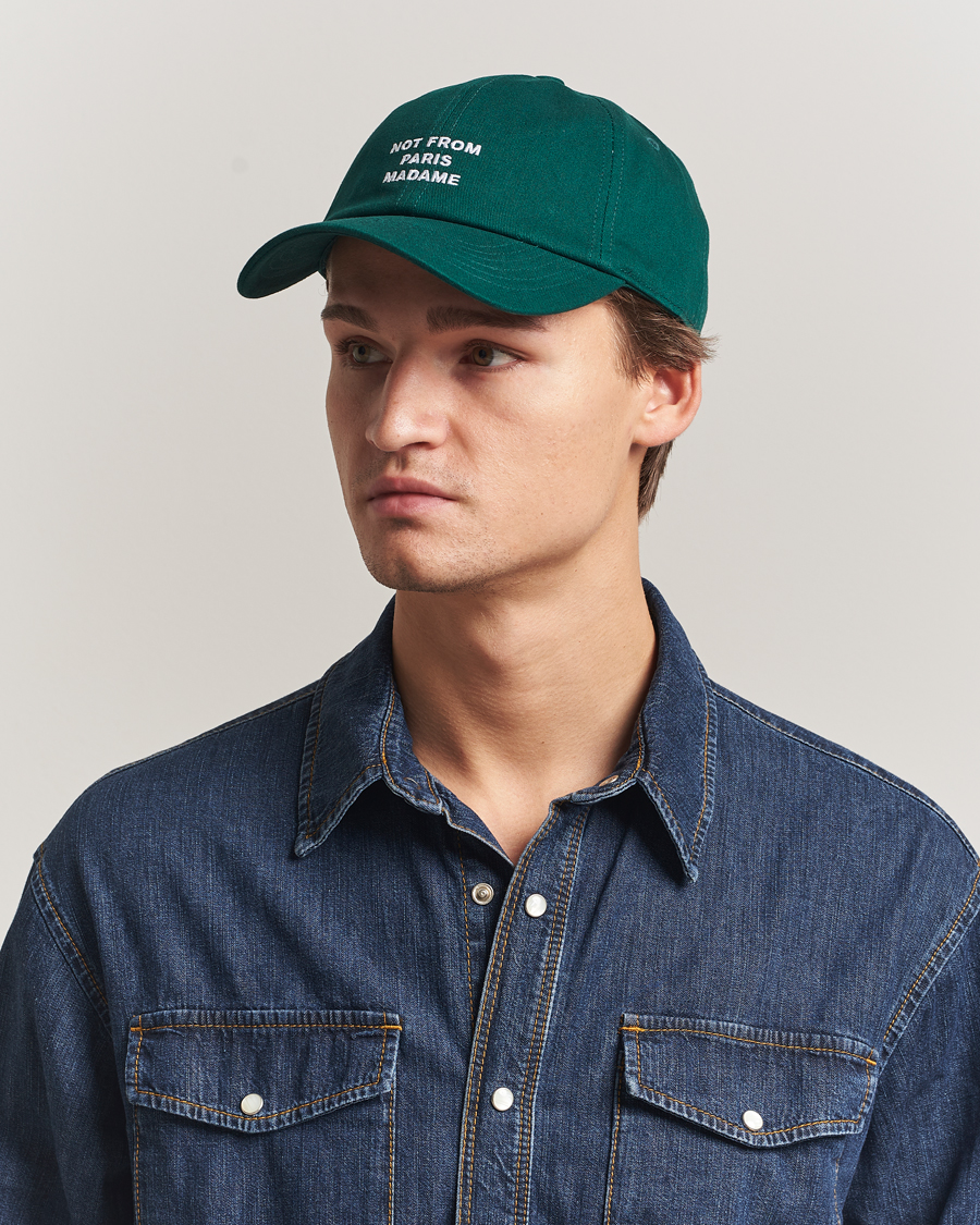 Herre | Hatter og capser | Drôle de Monsieur | Drôle de MonsieurSlogan BaseballDark Green