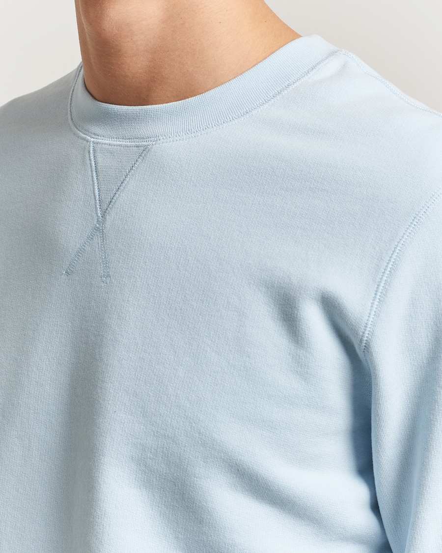 Herre | Gensere | Sunspel | Loopback Sweatshirt Frost Blue