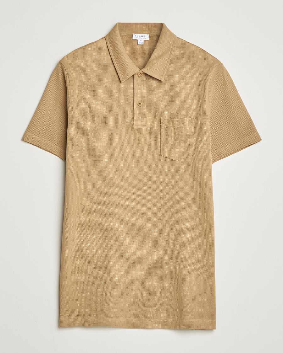 Herre | Pikéer | Sunspel | Riviera Polo Shirt Tan
