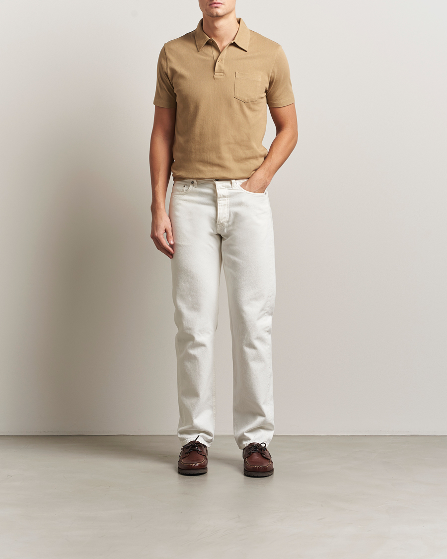 Herre | Pikéer | Sunspel | Riviera Polo Shirt Tan