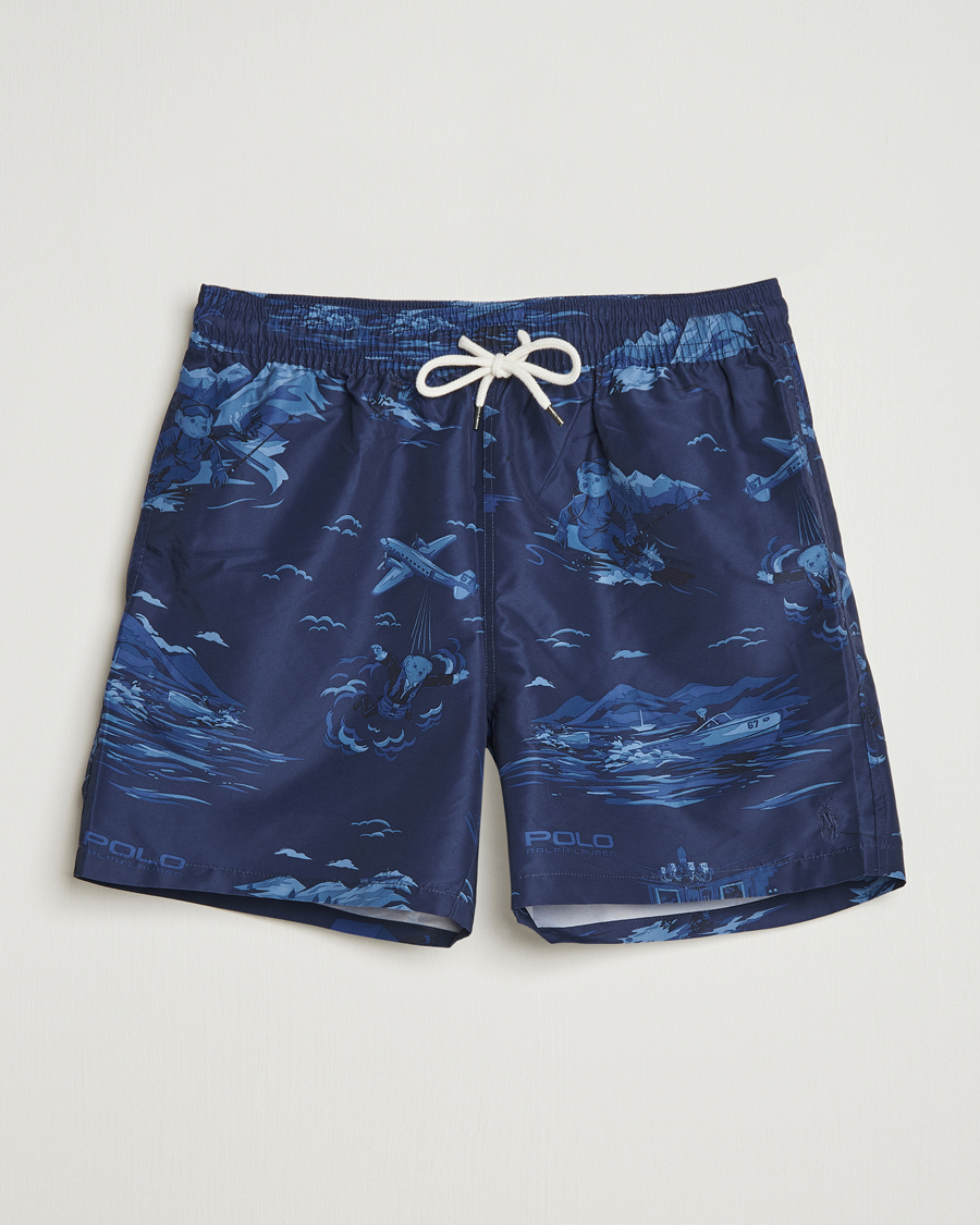 Herre | Badeshorts | Polo Ralph Lauren | Traveler Printed Mid Trunk Spy Bear