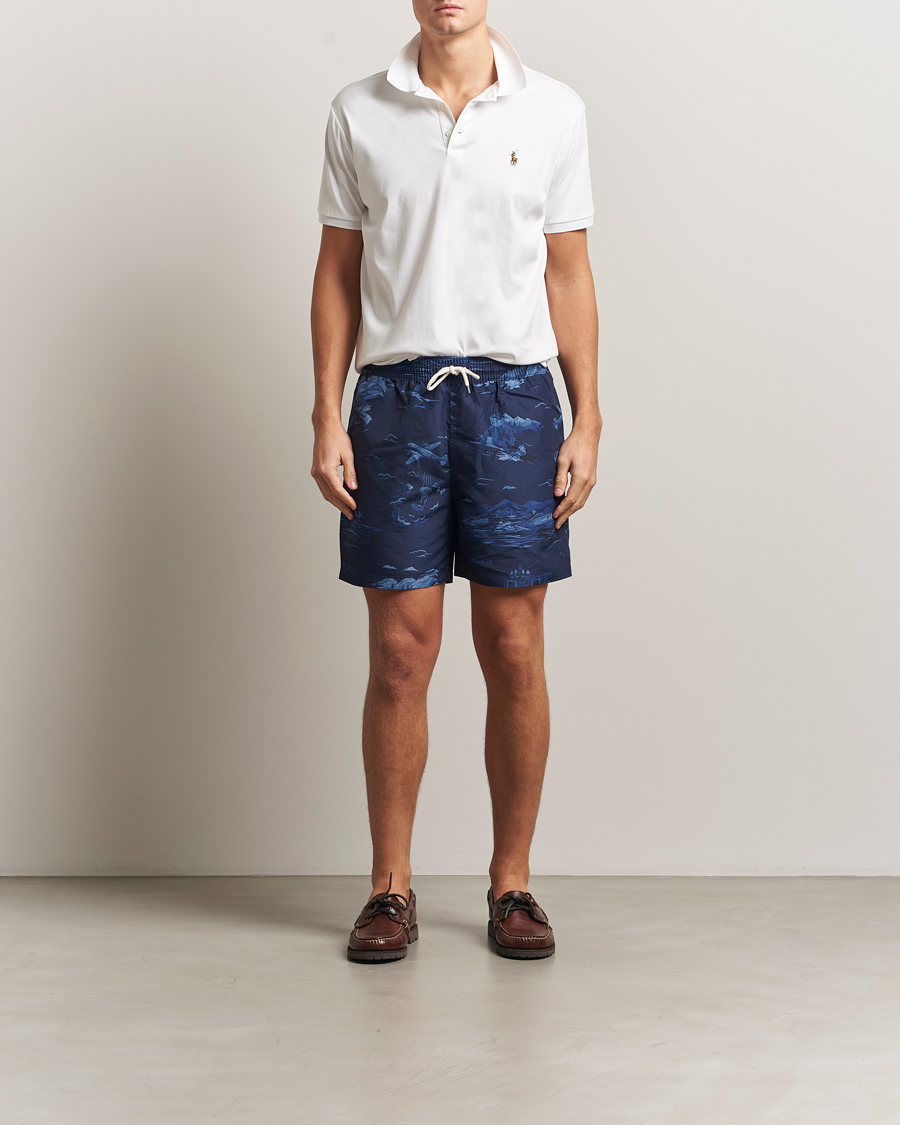 Herre | Badeshorts | Polo Ralph Lauren | Traveler Printed Mid Trunk Spy Bear