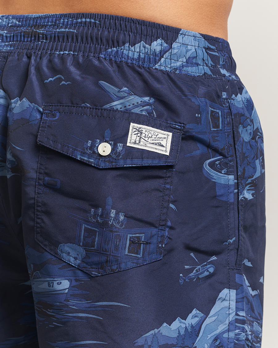 Herre | Badeshorts | Polo Ralph Lauren | Traveler Printed Mid Trunk Spy Bear