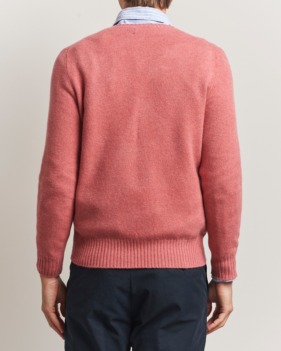 Herre | Gensere | Polo Ralph Lauren | Wool/Cashmere Crew Neck Strawberry Gelato