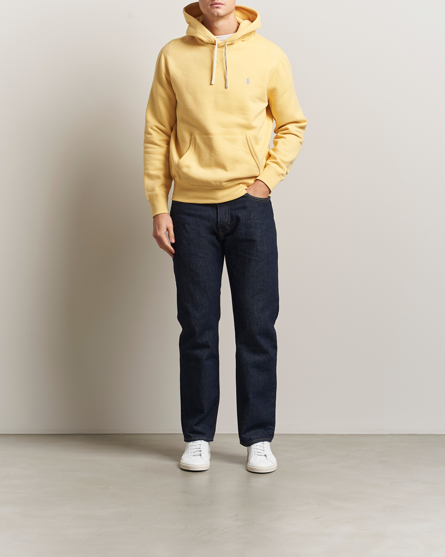Herre | Pikéer | Polo Ralph Lauren | RL Fleece Hoodie Corn Yellow