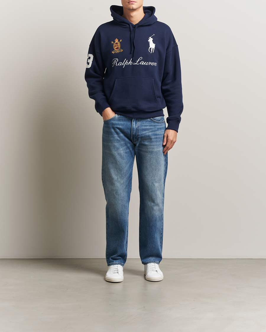 Herre | Gensere | Polo Ralph Lauren | Big Pony Hoodie Cruise Navy