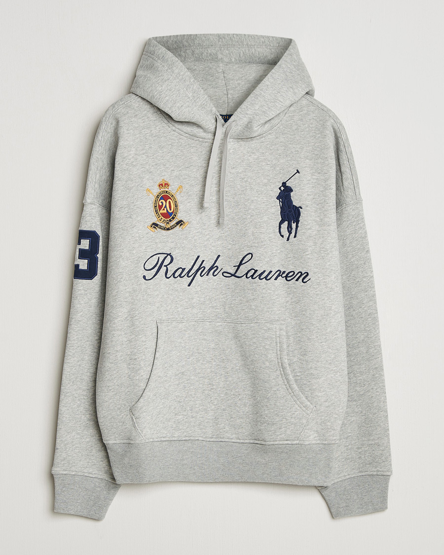 Herre | Gensere | Polo Ralph Lauren | Big Pony Hoodie Andover Heather