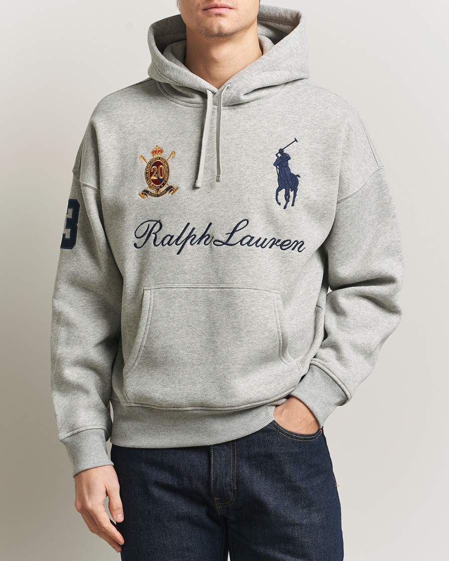 Herre | Gensere | Polo Ralph Lauren | Big Pony Hoodie Andover Heather