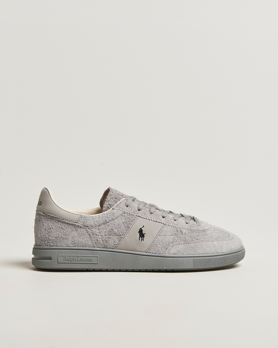 Herre | Gensere | Polo Ralph Lauren | Bedford Suede Sneaker Soft Grey