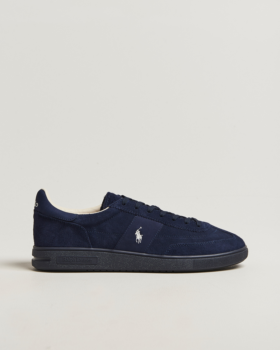 Herre | Gensere | Polo Ralph Lauren | Bedford Suede Sneaker Tonal Navy