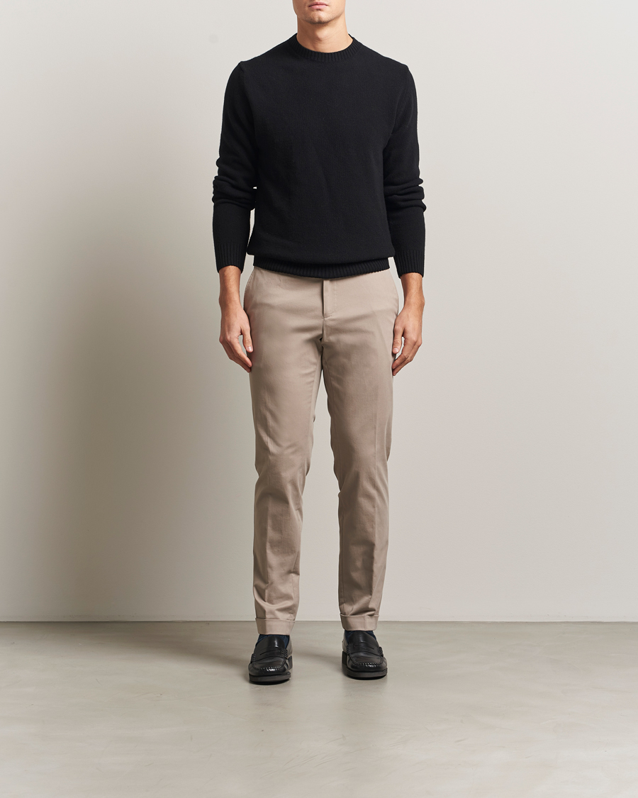 Herre | Bukser | BOSS BLACK | Genius Cotton Trousers Beige
