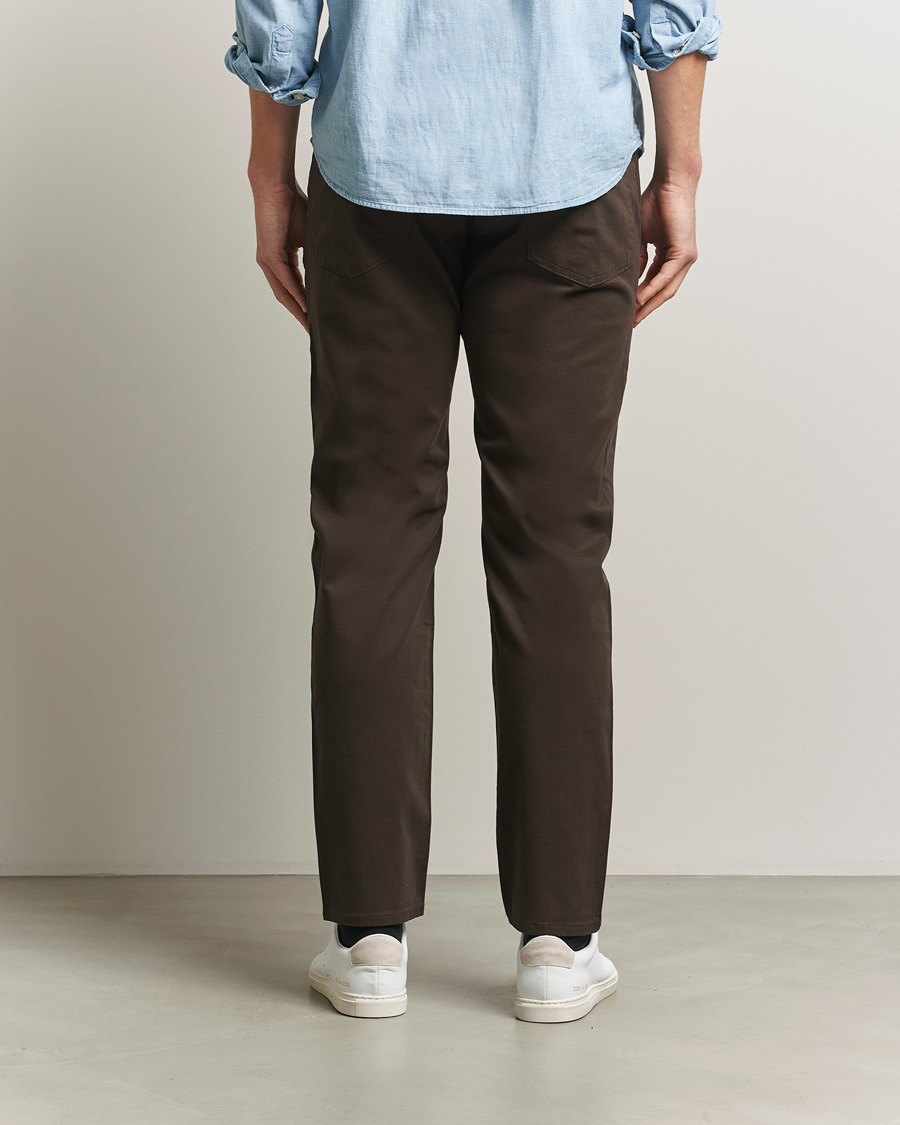 Herre | Bukser | BOSS BLACK | Re.Maine Cotton 5-Pocket Pants Dark Brown
