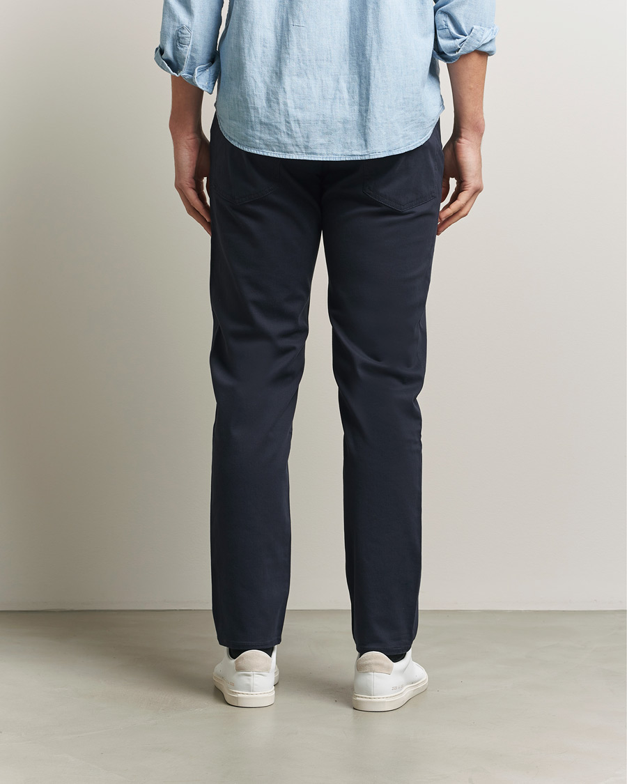 Herre | Bukser | BOSS BLACK | Re.Maine Cotton 5-Pocket Pants Dark Blue